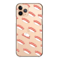 Google Pixel 7Pro ケース カバー グーグルピクセル7Pro スマホケース ハードケース 鮨 寿司 マグロ サーモン エビ ホタテ 玉子焼き すしネタ 面白い かわいい 透明 カラー02