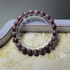 天然水晶★【ルビー】★ブレスレット 天然石 8.9-9.5mm ZB8473