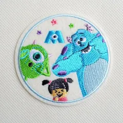 ワッペン モンスターズインク トリオ ディズニー D01Y2145 アイロン ブランド 通販 アップリケ ブレザー シャツ アルファベット キャラクター