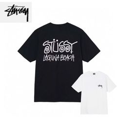 [本日特価]ステューシー stussy レガシーラグナ Tシャツ 半袖 ブラック 男女兼用 デザインTシャツ
