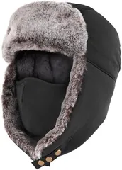 飛行帽 スノボ パイロットキャップ  ロシア帽子 フライトキャップ 耳あて付き スキー アウトドア