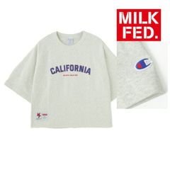 ミルクフェド チャンピオン tシャツ Tシャツ milkfed MILKFED CHAMPION CALIFORNIA S/S TEE 103252011001 レディース champion ティーシャツ ブランド ティシャツ おしゃれ 可愛い オートミール