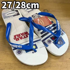 [未使用品] havaianas ハワイアナス スターウォーズ ホワイト メンズ ビーチサンダル