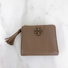 。TORYBURCH トリーバーチ 2つ折り財布 ブラウン【財布】【1】