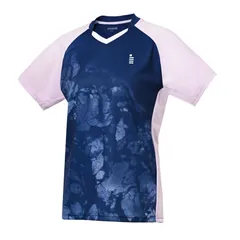 GOSEN(ゴーセン) レディース ゲームシャツ テニス・バドミントン アパレル(レディース) (T2513)、(17)ネイビー