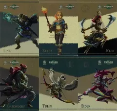 【中古】クリアファイル 全6種セット A4クリアファイル 「ゼルダの伝説 ティアーズ オブ ザ キングダム×サントリー」 対象商品購入特典