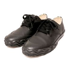メゾンマルジェラ スニーカー 靴 サイズ38 レザー 本革 黒 ブラック black Maison Margiela