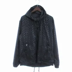 コーチ COACH リバーシブルジャケット フード シグネチャー プリント ジップアップ F67006 紺 ネイビー M ■SM3のサムネイル