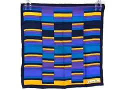 ChristianDior クリスチャンディオール ハンカチーフ ポケットチーフ スカーフ レディース ブルー系 DI9852