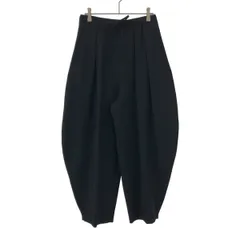 ETRE TOKYO キャバルリーツイルワイドパンツ ブラック　M ETRE TOKYO（エトレトウキョウ）の「キャバルリーツイルワイド