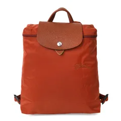 新品 ロンシャン LONGCHAMP リュックサック ル プリアージュ グリーン バックパック Mサイズ チェスナット