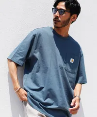 新品 未使用 Carhartt(カーハート)CARHARTT　ポケット Tシャツ  208821 Bluestone