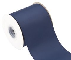 AVANAVA 幅100mm ポリエステル グログラン リボン 縦長22M 幅100mm x 長22M #370.ダークブルー