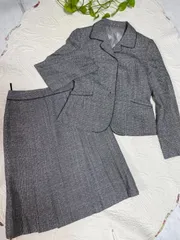 JPRESS オンワード　控えめラメ入一つボタンツーピース　スーツ　春〜11号Ｌ