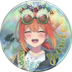 【中古】バッジ・ビンズ 中野四葉 キラキラ缶バッジ 「くじ引き堂 五等分の花嫁∽ オトナBirthdayくじ」 D-4賞
