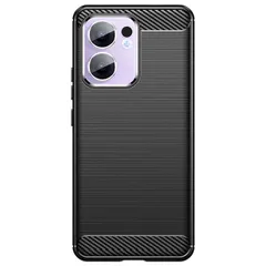 OPPO Reno13 A ケース カーボン調 薄型 耐衝撃 ソフト ケース 【Color】ブラックのサムネイル