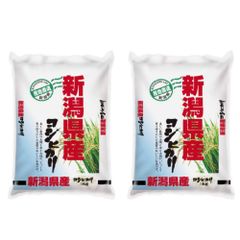 新潟県産コシヒカリ 5kg×2個　合計10kg