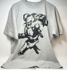 ノーツ GEEK LIFE Tシャツ E-SWAT シルクプリント グレー XLサイズ ※消しゴム無し