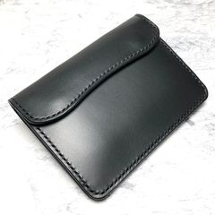 栃木レザー ギャルソンウォレット 本革 総手縫い コンパクト財布