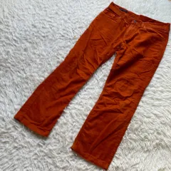 TOMMY HILFIGER コーデュロイパンツ オレンジ 34/32 秋冬 オシャレ