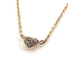 ネックレス　４℃／ヨンドシー   K10　ハート　ダイヤモンド　42cm　｛0306062500201｝（a）　