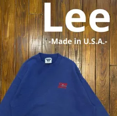 USA製！！【Lee リー】ガスアメリカ　刺繍ロゴ　スウェット