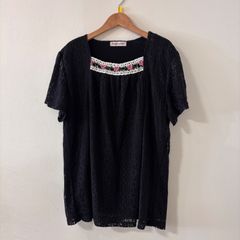 （25240）imageisland ｲﾒｰｼﾞｱｲﾗﾝﾄﾞ　3Lサイズ 透かし編みトップス