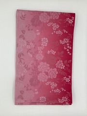浴衣帯 半幅帯 両面 ばら・小花/ばら・小花 ピンク/薄ピンク 単衣 118-a0288