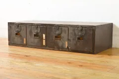 ★事前問合せ必須★ 帳場箪笥 和製アンティーク 明治期 希少 硬貨専用 船箪笥 金庫箪笥 古箪笥 ローボード 千両箱 引き出し リペア+発送まで3週間前後 R-063039