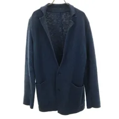 LACOSTE ラコステ 長袖 ニットカーディガン S ネイビー メンズ 古着