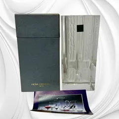 【未使用品】HOYA CRYSTAL ホヤ 花瓶 花器 フラワーベース クリスタル ガラス工芸