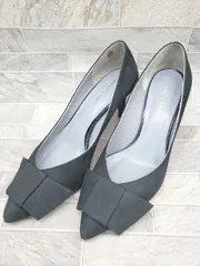 ◇ Odette e Odile オデット エ オディール UNITED ARROWS ヒール パンプス サイズ22 1/2 ネイビー レディース P  【1405290012594】のサムネイル