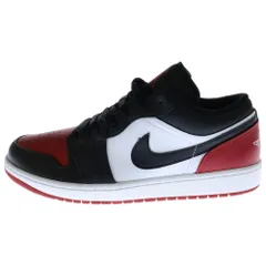 NIKE (ナイキ) AIR JORDAN 1 LOW Bred Toe エアジョーダン1 ブレッドトゥ ローカットスニーカー ブラック/レッド US13/31.0cm 553558-161