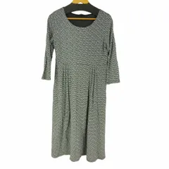 マックスマーラ MAXMARA 総柄 フレア Aライン マキシワンピース レーヨン レディース  Lのサムネイル