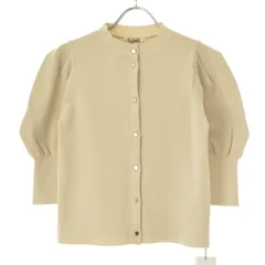 【SNIDEL】20AW SWNT204025 パフスリーブカーディガン七分袖カーディガン