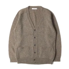 美品 NONNATIVE ノンネイティブ カーディガン サイズ:2 22W/23S ウール ニット カーディガン DWELLER CARDIGAN WOOL YARN ブラウン トップス セーター【メンズ】のサムネイル