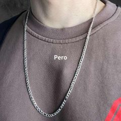 70センチ フィガロチェーン ネックレス ステンレス製 ロング アクセサリー