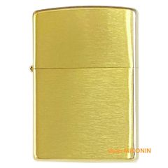 Zippo ブラッシュ ソリッド ブラス 204B Brushed Solid Brass 定番 ジッポー オイルライター