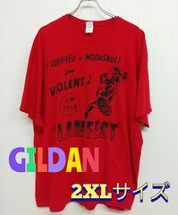 GILDAN　ギルダン　赤　Ｔシャツ　2XL　コットン100％　古着