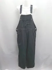 ◇ ⊇ ap retro アプレトロ デニム生地 オーバーオール サイズF ブラック系 レディース E  【1503310013849】のサムネイル