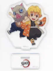 【中古】アクリルスタンド・アクリルパネル 我妻善逸＆嘴平伊之助 「鬼滅の刃 鬼滅祭 ～アニメ伍周年記念祭～ アクリルスタンド みにきゃら集 表紙イラスト」