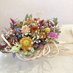 お花畑♡カラフルアレンジ⭐︎ドライフラワーアレンジ