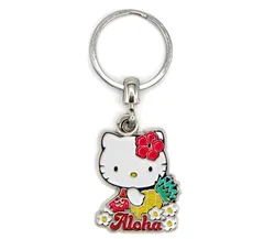 サンリオUSA　ハローキティキーホルダー　aloha pineapple　ABC STORES限定