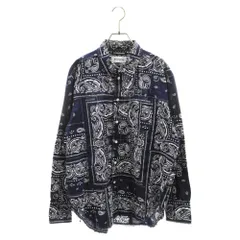 HideandSeek ペイズリー柄シャツ XL HideandSeek/ハイアンドシーク】PAISLEY S/S SHIRT【ペイズリー