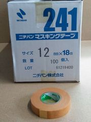 マスキングテープ ＃241 12mmｘ18m 100個入り1箱 ニチバン