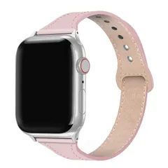 【新着商品】watch apple バンド 38mm 40mm、女性ガールウォッチストラップ交換用、本革ルプアッープ交換用細いストラップリストバンド ンパチブル iWatchシリーズに対応 5/4/3/2/1
