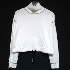 RED VALENTINO - 美品 22AW RED VALENTINO レッドヴァレンティノ ロングスリーブ ドローコードヘム ハイネック スウェットシャツ Sサイズ 165/84A ホワイト レディース 古着 中古 USED 美品 22AW RED VALENTINO レッドヴァレンティノ ロングスリーブ