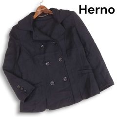 HERNO ヘルノ ウール100% ジャケット 44 ライトブルー イタリア - メルカリ
