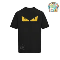 【今日WTO】Fendi 25ss モンスターアイズフロッキング T シャツ-NV08