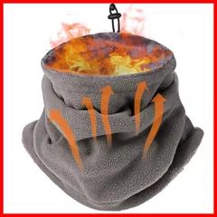 【速発送】CTT ネックウォーマー メンズ 冬 防寒 ネックガード 裏起毛フリース素材 暖かい おしゃれ ネック ウオーマー 防風 柔らかい肌ざわり 伸縮素材 調節コード付き スキー スノーボ 自転車 バイク ゴルフ 釣り 登山 ネックカバー 男女兼用